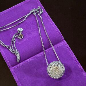 Fossil Pave Crystal Fox Necklace